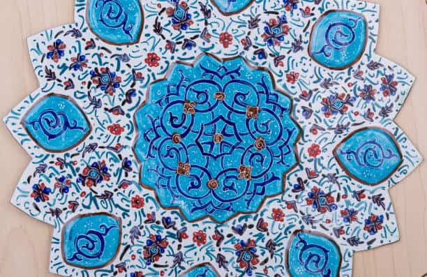 تصویر 2 از خرید و قیمت رو میزی فیروزه ای + فروش عمده